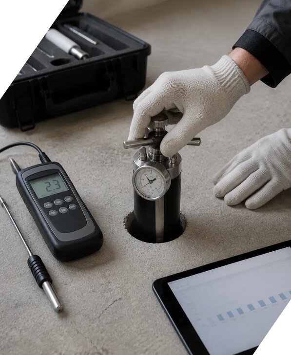 Определение влажности стяжки в Железногорске от 2555 р. | ЭкспертизаРоссия