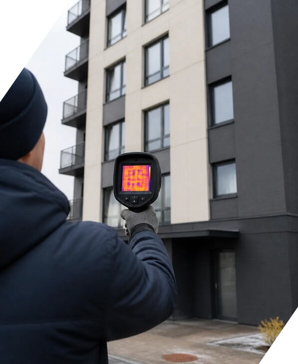 Тепловизионное обследование зданий в Железногорске от 5111 р. | ЭкспертизаРоссия